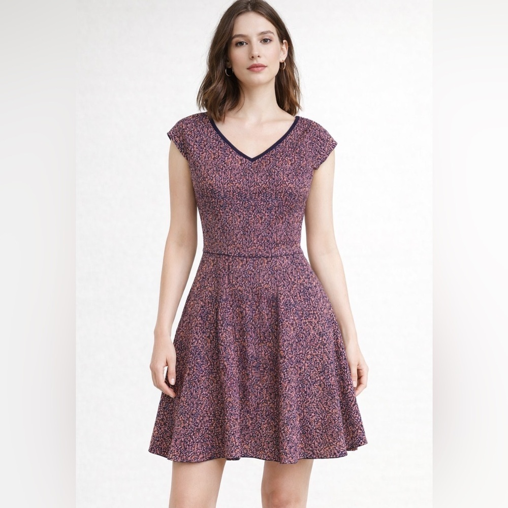 Christian Dior Knit Sleeveless Fit and Flare Dress